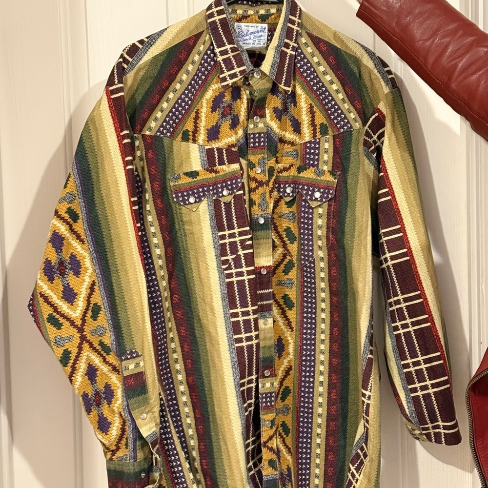 Rockmount Western Patterned Shirt - image 5